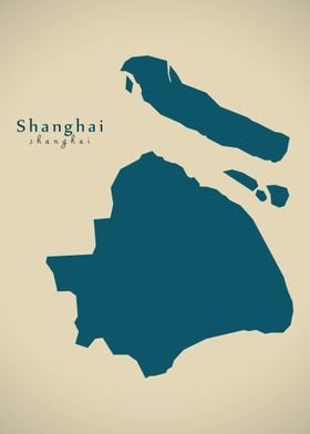 Shanghai China map