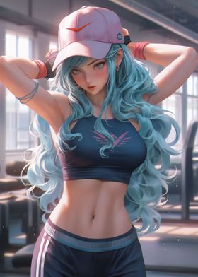 Anime Girl Work Out