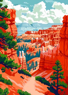 Bryce Canyon Nature Art