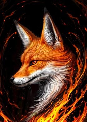 Fantasy Kitsune Red Fox