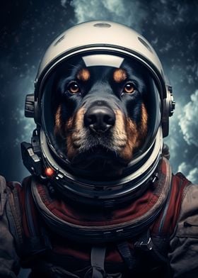 Rottweiler in Space