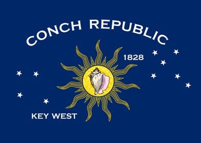 Conch Republic Flag Keys