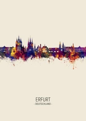 Erfurt Skyline Germany
