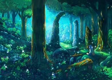 Ancient Fantasy Forest