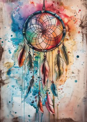 Watercolor Dreamcatcher