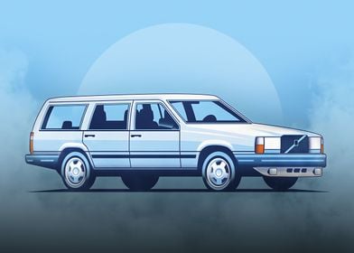 VOLVO 740 TURBO WAGON 1984