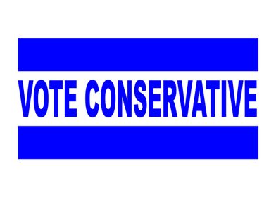 Vote Conservativ Ink Stamp