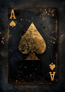 Gilded Luck Ace of Spades
