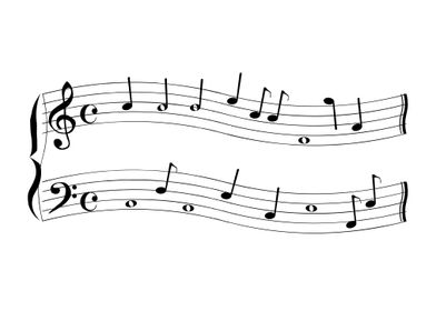 Musical Wave Of Notes