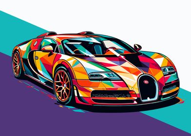 sport car Veyron wpap