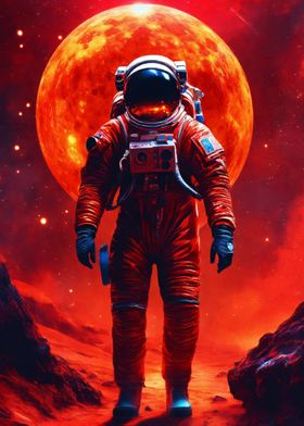 Fantasy Astronaut Red
