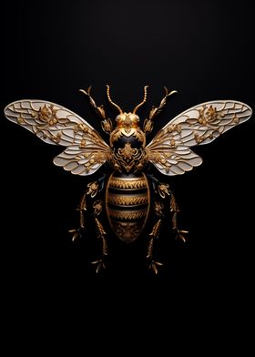 Black and Gold Bee