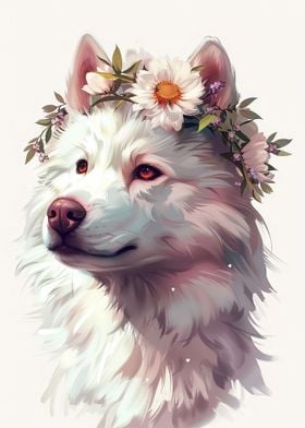 Husky Flower
