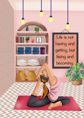 Yoga Motivational Art 2