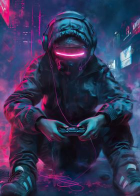 Gamer Cyberpunk style