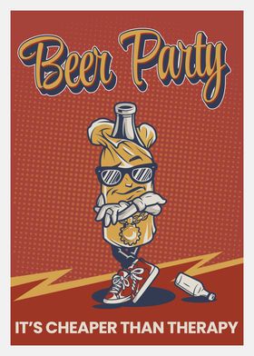 Vintage Retro Beer Party