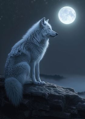 Majestic Wolf Moon