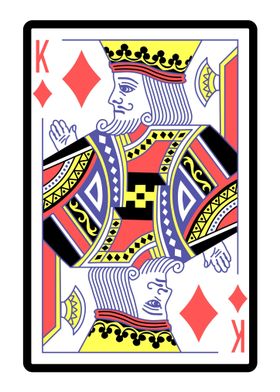 King of Diamonds Card