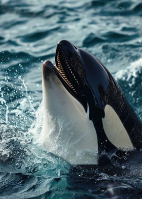 Majestic Orca Whale Killer