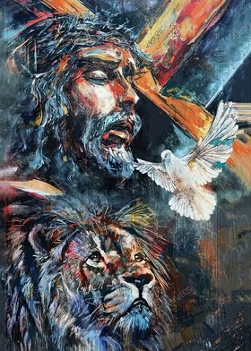 Jesus And Lion