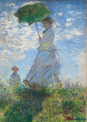Woman with Parasol C Monet