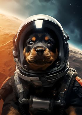 Stellar Astronaut Dog
