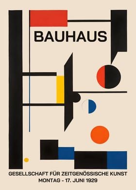 1929 Bauhaus Poster