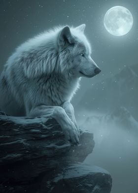 Majestic Wolf Moon