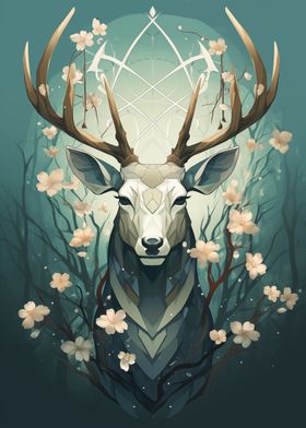 Geometric Deer