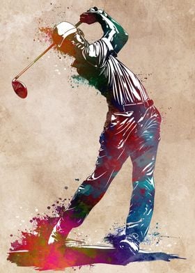 Golf sport art 3