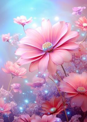Pastel Pink Flowers
