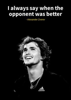 Alexander Zverev quotes 