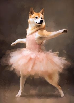 Shiba Inu Ballerina