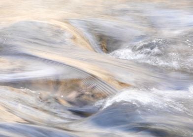 Turbulent water abstract