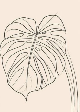 Line Art Flower