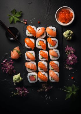  Salmon Sushi