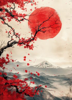 Japan theme poster