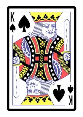 King of Spades Card