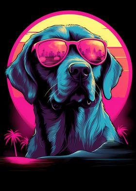 Miami Vice with Retro Dog