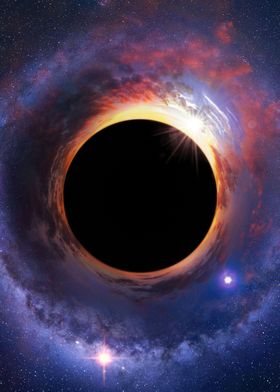 Black Hole Space Art