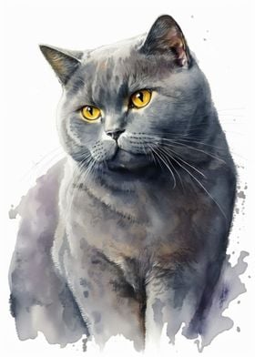 Chantilly Tiffany Cat Art