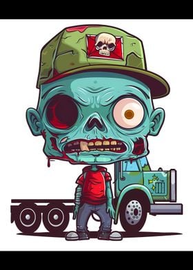 Truck Driver Zombie