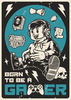 Born to be a Gamer Retro