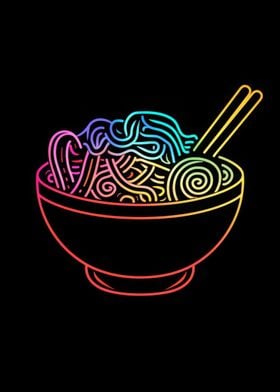 Ramen Light Neon Japan