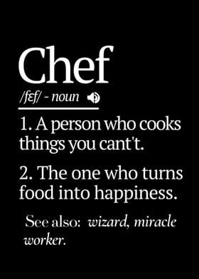 Chef Definition Funny Line