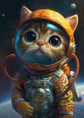 Cute Cosmic Kitty