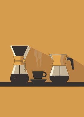 Coffee Set Illustration