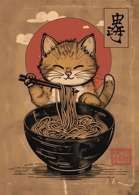 Cat Ramen Japan