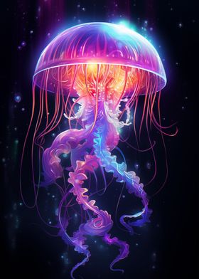 Neon Jellyfish