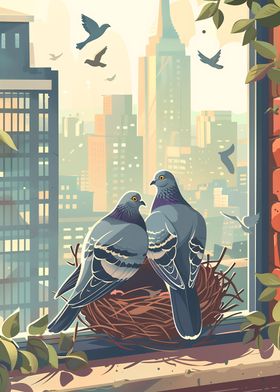 Pigeon Couple